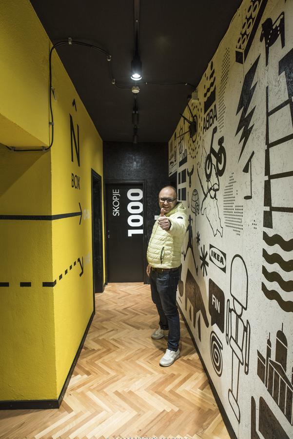 Nordic Hostel N-Box Skopje Eksteriør bilde