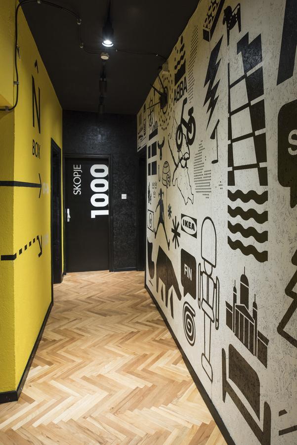 Nordic Hostel N-Box Skopje Eksteriør bilde